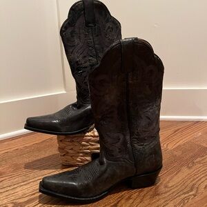 Leather Cowboy boots JB Dilon Size 9M